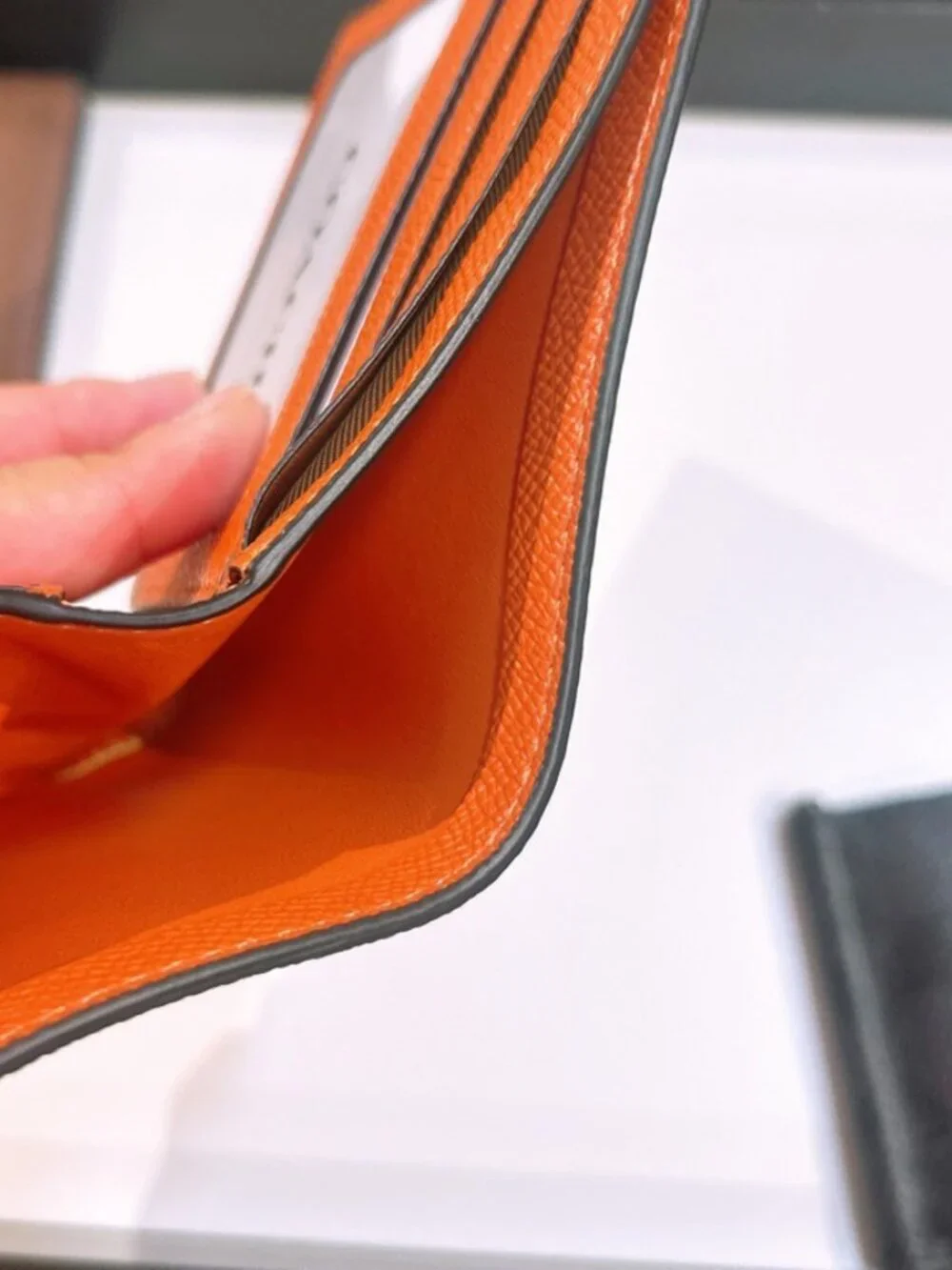 Coach Id Billfold Wallet CEB80 Spice Orange
